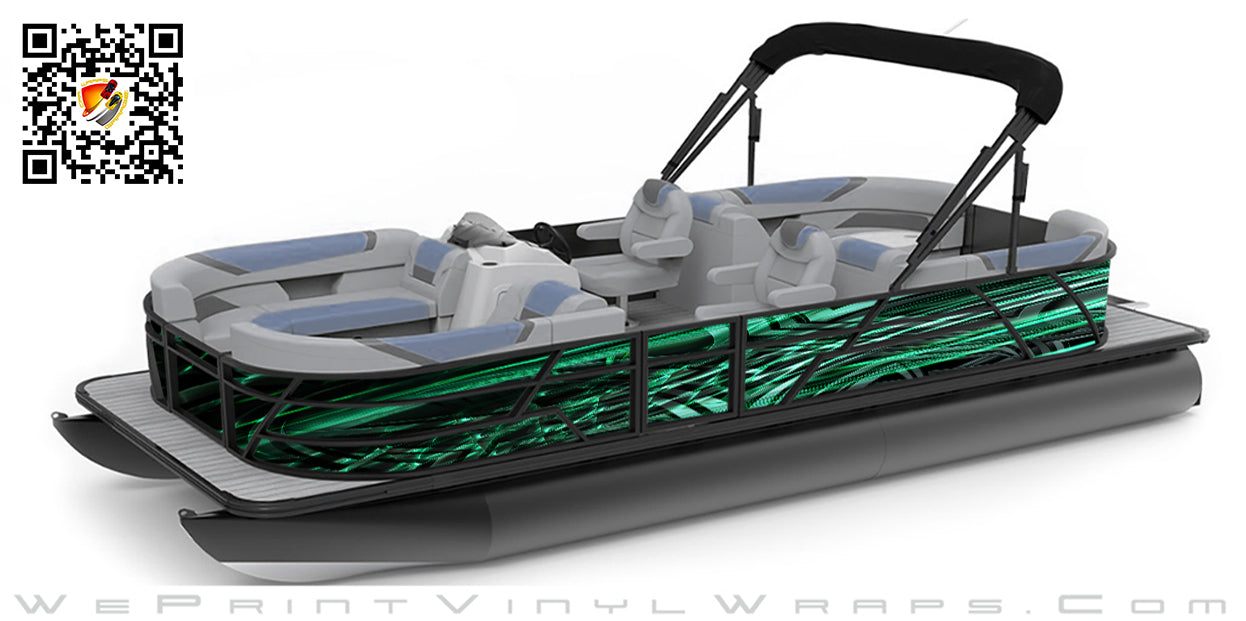 Pontoon Boat Wrap Kit [All Makes, Models & Years] (SPKL Design