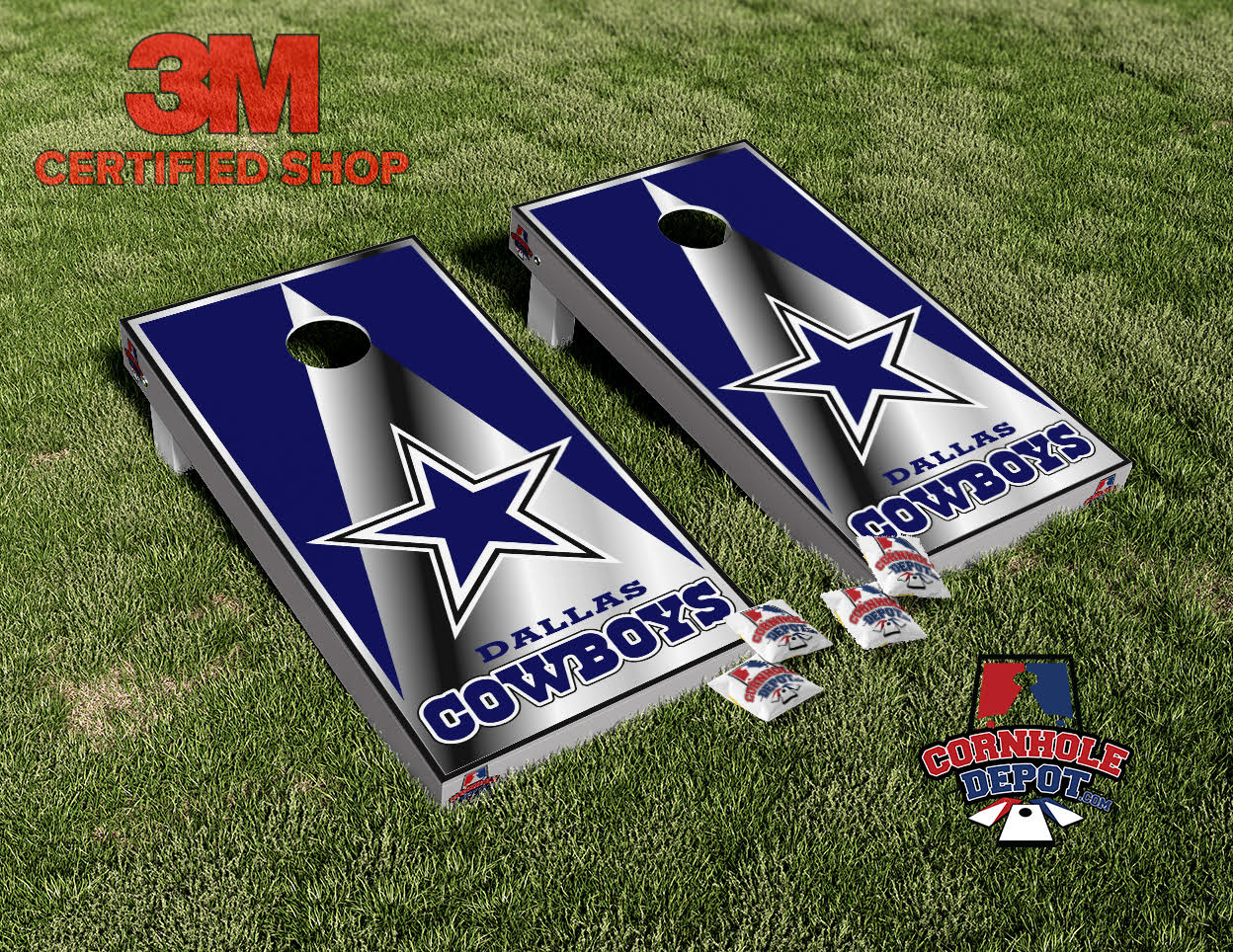 Dallas Cowboys Star Cornhole Board Vinyl Wrap Skins Laminated Sticker ...