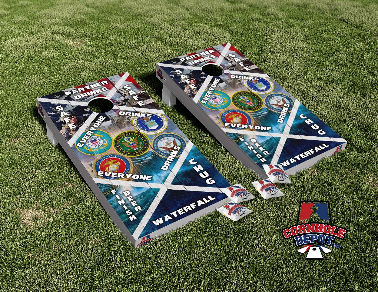 Vinyl Wrap Corn Hole