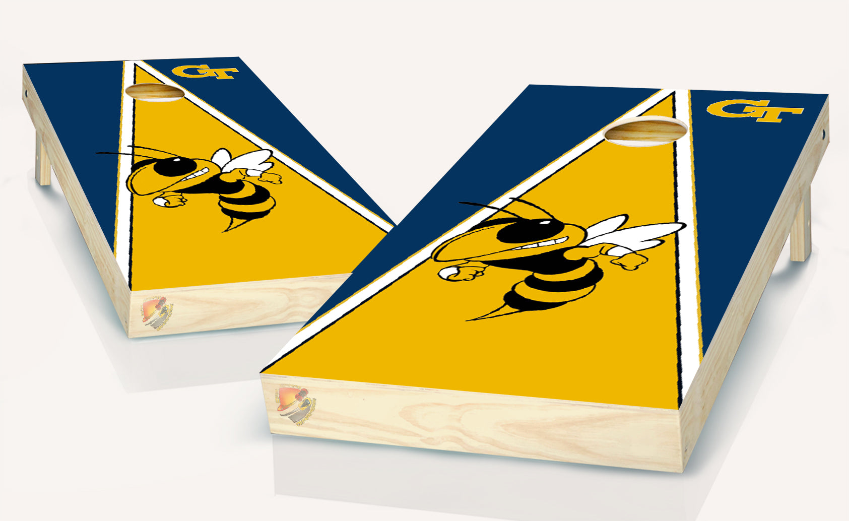 Tech Cornhole Board Vinyl Wrap Skins Laminated Sticker Set We