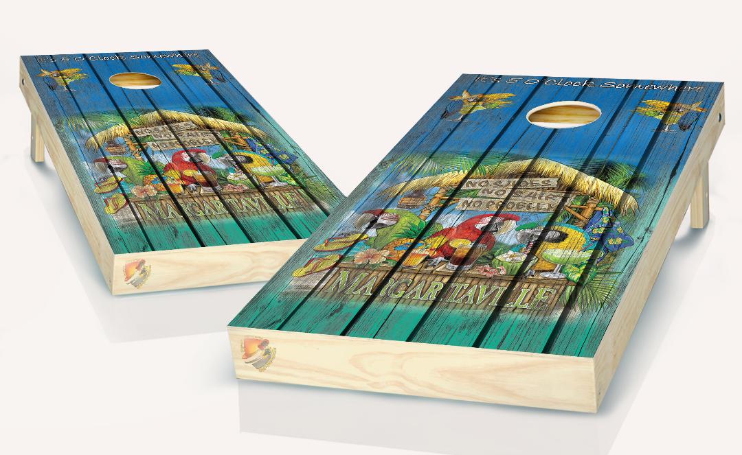 Premium 5 O'Clock Somewhere Cornhole Set main image 1