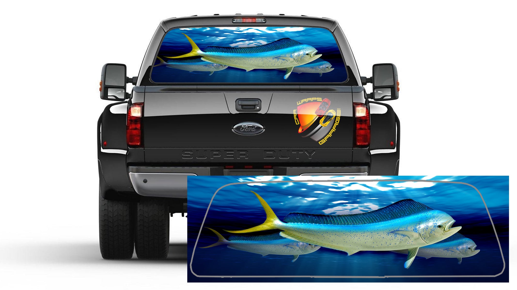 MAHI MAHI USA American Fish Flag Sticker Fishing Laptop Car Window Bumper  Decal $2.49 - PicClick