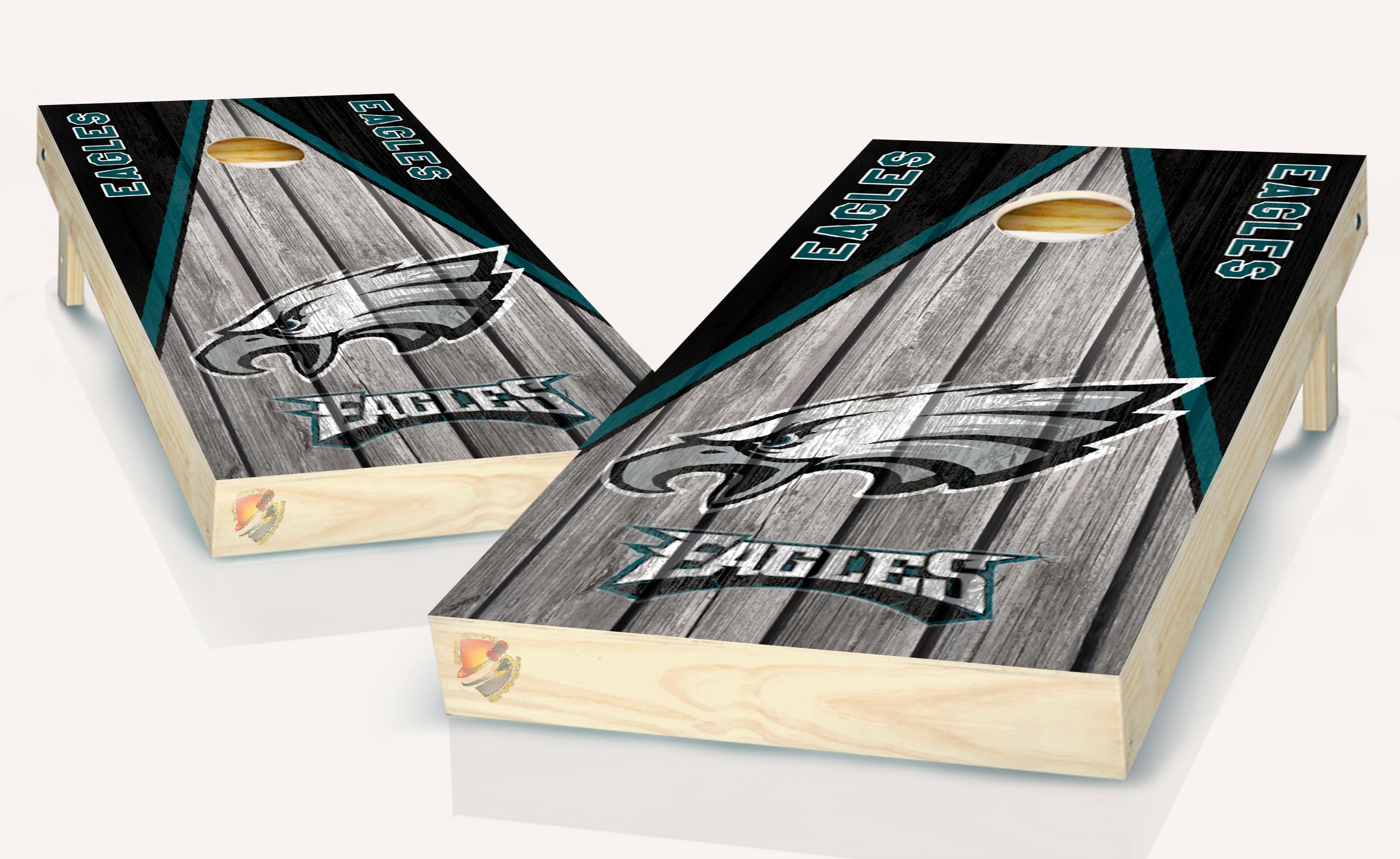 Philadelphia Eagles Phillies 76ers Flyers Combo Cornhole Board Vinyl Skin  Wrap