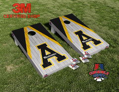 Appalachian State Mountaineers Sport Cornhole Board Vinyl Wrap Laminated Sticker Set