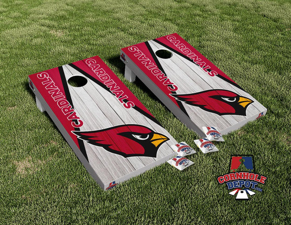 Arizona Cardinals Cornhole Board Vinyl Wrap Skins Laminated Sticker Set Decal