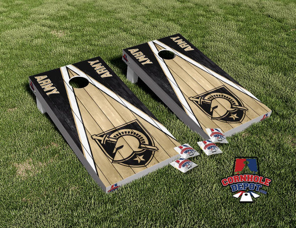 Army Black Knights Cornhole  Board Vinyl Wrap Skins Laminated Sticker Set Decal