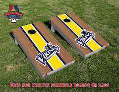 Augustana Vikings Cornhole Board Vinyl Wrap Skins Laminated Sticker Set Decal