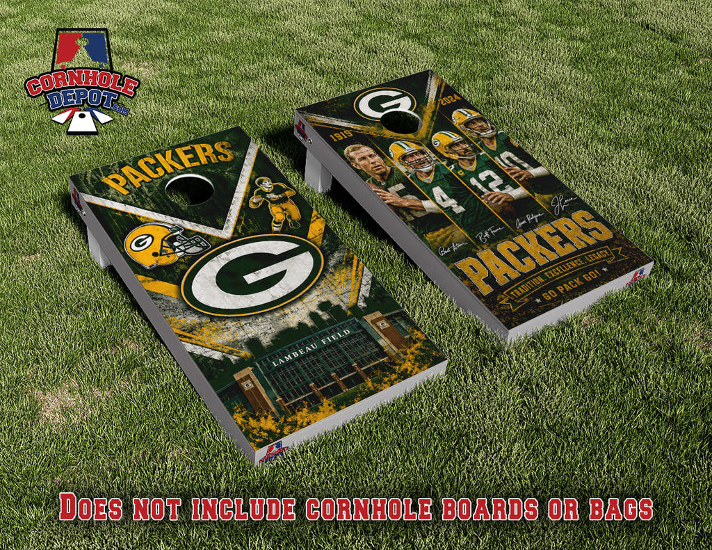 JEFF~10 sets: 1 Neon drinking game, 1 Levin, 1 American flag checkered, 1 Wisconsin mix, 1 Packers, 2 Wisconsin light gray, 2 Wisconsin big letters and 1 Wisconsin skyline Cornhole Board Vinyl Wrap Skins Laminated Sticker Set