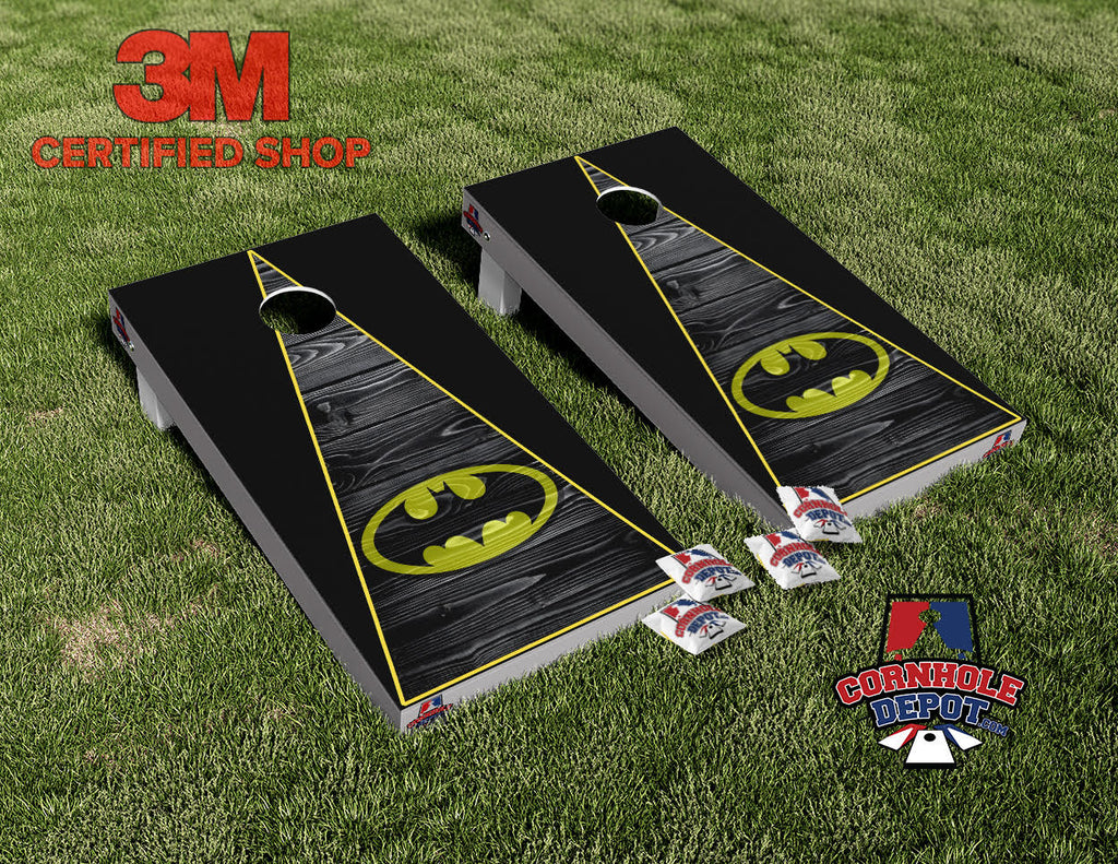 Batman Cornhole Board Vinyl Wrap Skins Laminated Sticker Set Decal