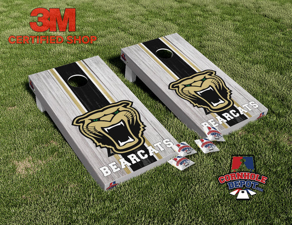Cincinnati Bearcats Cornhole Board Vinyl Wrap Skins  Laminated Sticker Set Decal