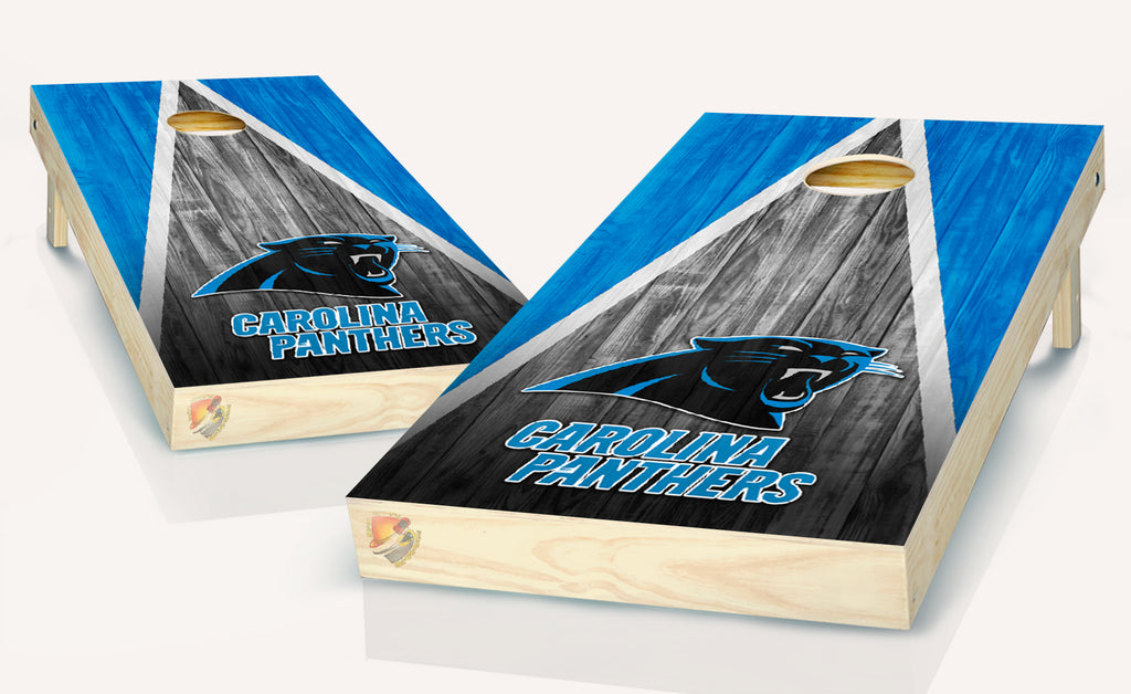 Carolina Panthers Cornhole Board Vinyl Wrap Skins Laminated Sticker Decal Set