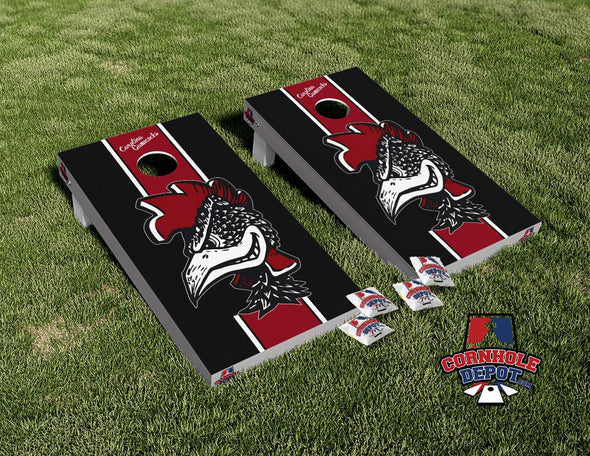 South Carolina Gamecocks  Rooster Cornhole Board Vinyl Wrap Skins Laminated Sticker Set Decal