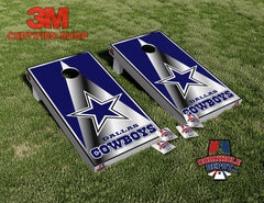 Dallas Cowboys Star Cornhole Board Vinyl Wrap Skins Laminated Sticker Set Decal