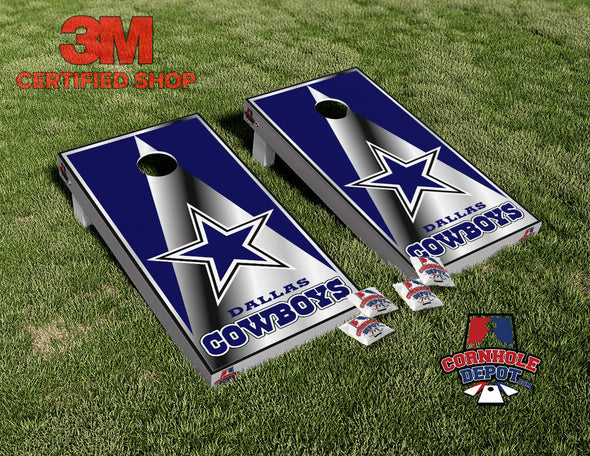 Dallas Cowboys Star Cornhole Board Vinyl Wrap Skins Laminated Sticker Set Decal