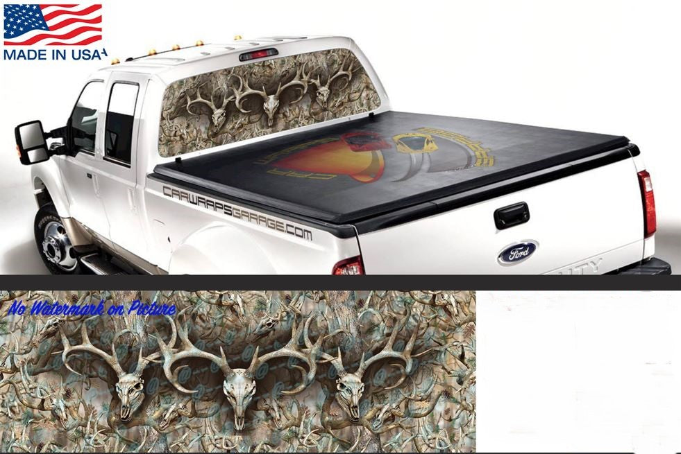 Deer Camouflage Hunting Rear Window Perforated Graphic Decal Trucks Cars Campers