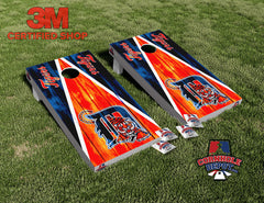 Detroit Tigers Washed Cornhole Board Vinyl Wrap Skins Laminated Sticker Set Decal