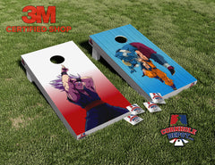 Dragon Ball Cornhole Board Vinyl Wrap Skins Laminated Sticker Set Decal