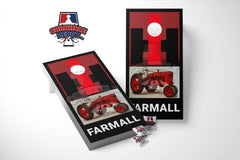 FARMALL Tractors Cornhole Board Vinyl Wrap Skins Laminated Sticker Set Decal