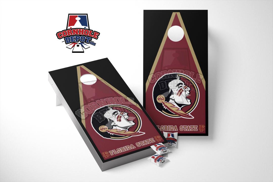 Florida State Seminoles Cornhole Decals - Large 11.25" Size, Officially Licensed, Set Of 2