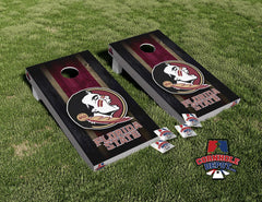 FSU Florida State Cornhole Board Vinyl Wrap Skins Laminated Decal Sticker Set