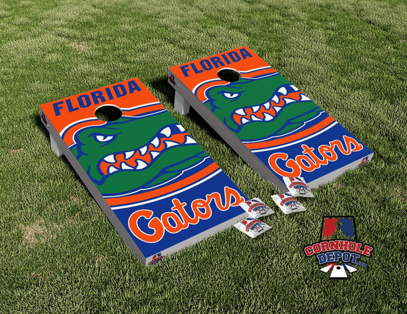 Florida Gators Cornhole Board Vinyl Wrap Skins Laminated Sticker Set Decal