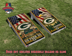 Jeff ~9 sets: 1 Wisconsin Mashup light gray, 1 Harley, 1 Bunnow, 1 Hang, 1 Honor, 1 MU, 1 Go Packers, 1 Wisconsin/Milwaukee and 1 Deer/Ducks Flag Cornhole Board Vinyl Wrap Skins Laminated Sticker Set Decal