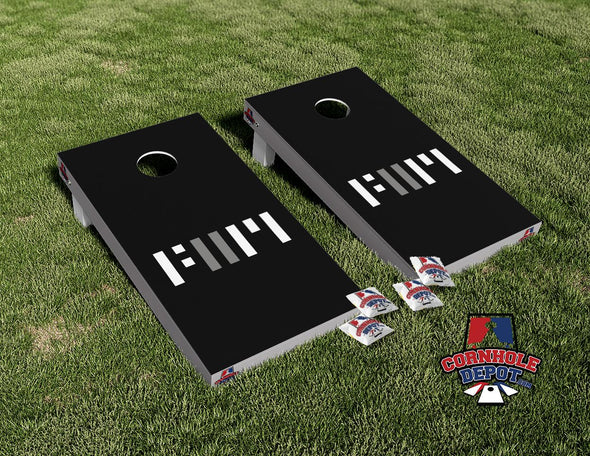 Cornhole Board Vinyl Wrap Skins Laminated Sticker Set Decal