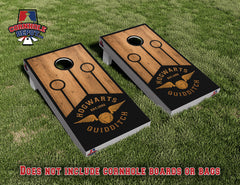 Hogwarts Cornhole Board Vinyl Wrap Laminated Sticker Set Decal