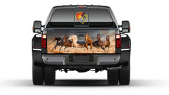 Horses Running Galloping Tailgate Wrap Vinyl Graphic Decal Sticker Trucks Campers RV