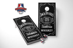 Jack Daniel's Whiskey Cornhole Board Vinyl Wrap Laminated Sticker Set Decal Birthday Wedding Gifts