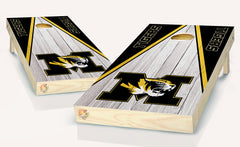 Mizzou Tigers Missouri Cornhole Board Vinyl Wrap Skins Laminated Sticker Set