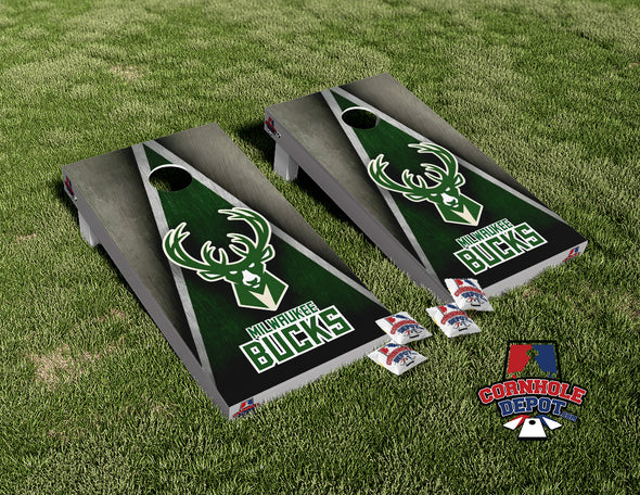 Milwaukee Bucks  Cornhole Board Vinyl Wrap Skins  Laminated Sticker Set Decal
