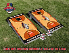 Ohio Northern ONU Cornhole Board Vinyl Wrap Skins Laminated Sticker Set Decal