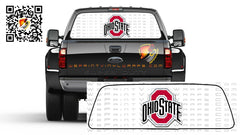 Ohio State Rear Window Tint  Perforated Graphic Vinyl Decal Cars Trucks Campers