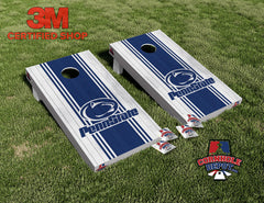 Penn State Lions Light Wood Cornhole Board Vinyl Wrap Skins Laminated Sticker Set Decal