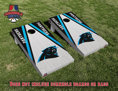 Panthers Cornhole Board Vinyl Wrap Skins Laminated Sticker Set Decal
