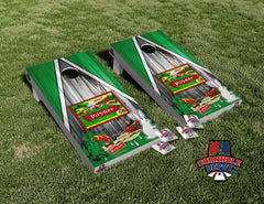 1 Pilsner  Cornhole Board Vinyl Wrap Skins Laminated Sticker Set Decal