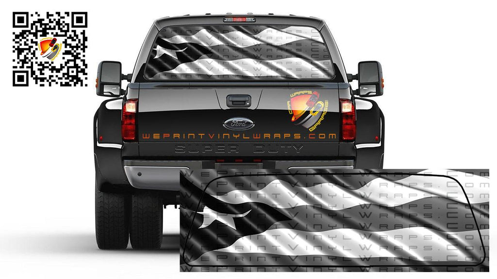 thumbnail image 2 of Puerto Rico Flag Skull Decal - 6.5x5 Vinyl Sticker For Car, Truck, Cup, Laptop 2 of 4