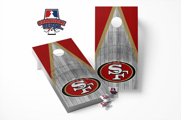 San Francisco Cornhole Board Vinyl Wrap Skins Laminated Sticker Decal Set