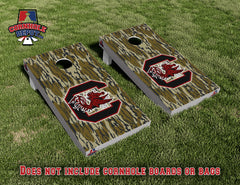 Jonathan~1 American flag deer, 1 Pitt split set, 1 Gamecocks and 1 Panther Cornhole Board Vinyl Wrap Skins Laminated Sticker Set