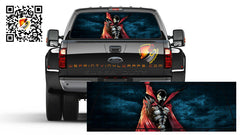 Spawn Rear Window Tint  Perforated Graphic Vinyl Trucks Cars Campers
