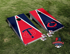 TC Cornhole  Board Vinyl Wrap Skins Laminated Sticker Set Decal