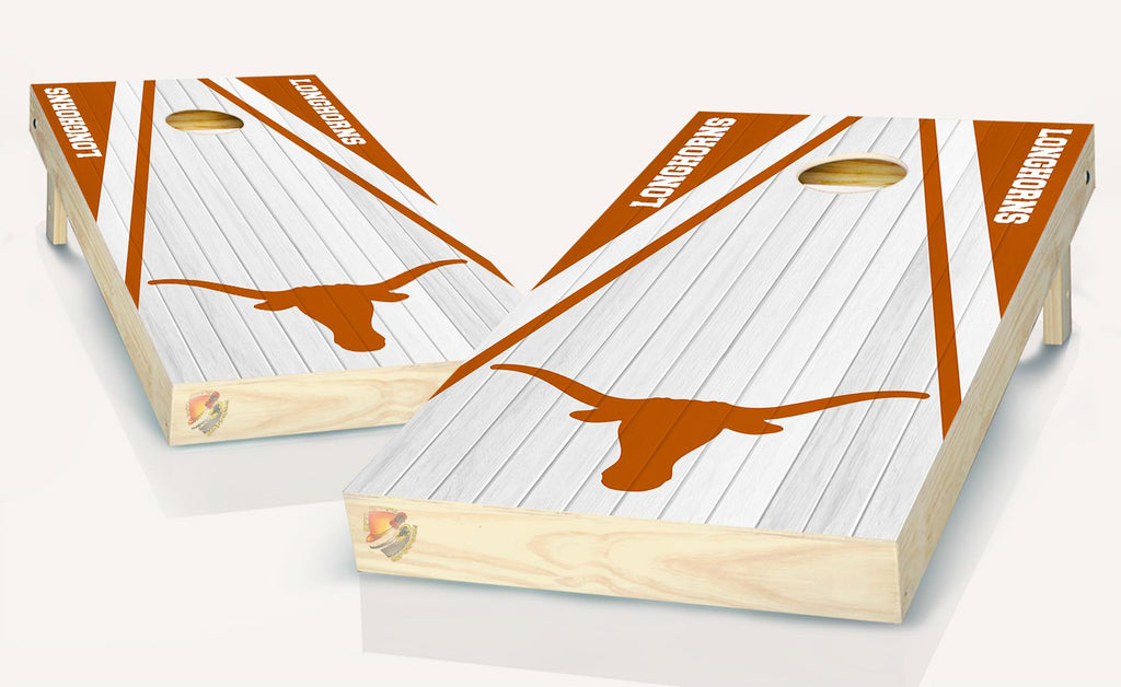 Texas Longhorn Cornhole Board Vinyl Wrap Skins Laminated Sticker Set Decal