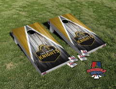 The Shore Knights Cornhole  Board Vinyl Wrap Skins Laminated Sticker Set Decal