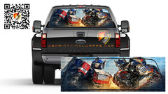 Transformers Rear Window Tint Perforated Graphic Vinyl Trucks Cars Campers