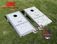 Custom Personalized Cornhole Board Vinyl Wrap Skins Laminated Sticker Set Decal