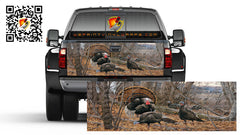 Turkey Hunting Tailgate Wrap Vinyl Graphic Decal Sticker Trucks Campers RV