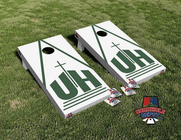 UH Cornhole Board Vinyl Wrap Skins Laminated Sticker Set Decal