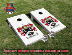 Nicholas ~ 1 Woodlee and 1 Tennessee  Cornhole Board Vinyl Wrap Skins Laminated Sticker Set Decal