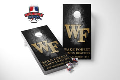 Wake Forest Demon Deacons Cornhole Board Vinyl Wrap Skins  Laminated Sticker Set Decal